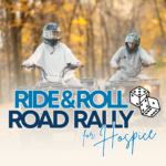 Ride & Rolle Road Rally for Hospice image showing two people on ATVs